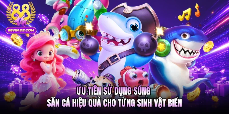 Ưu tiên sử dụng súng săn cá hiệu quả cho từng sinh vật biển